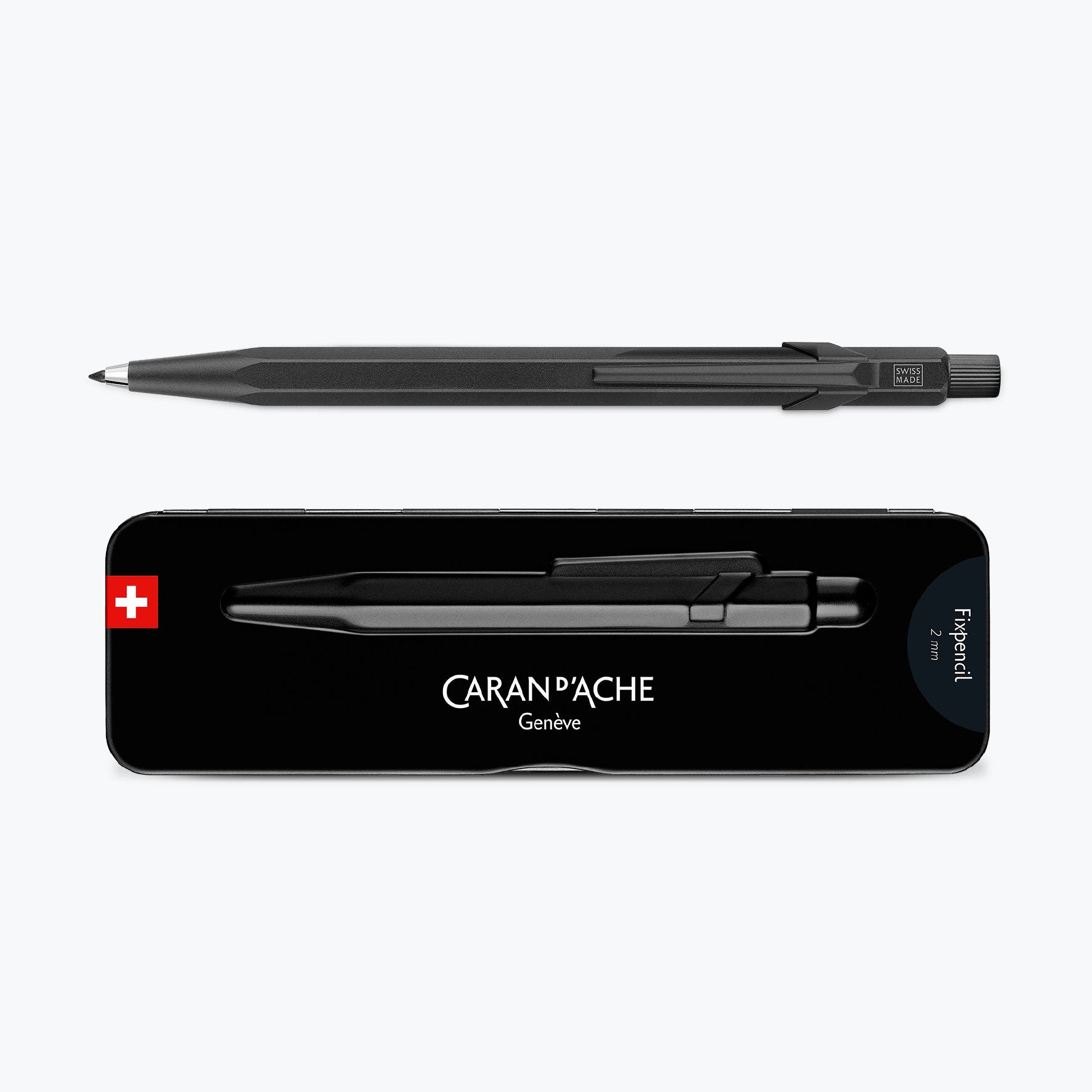 Caran d'Ache - Mechanical Pencil - Fixpencil - 2.0mm - Black Code