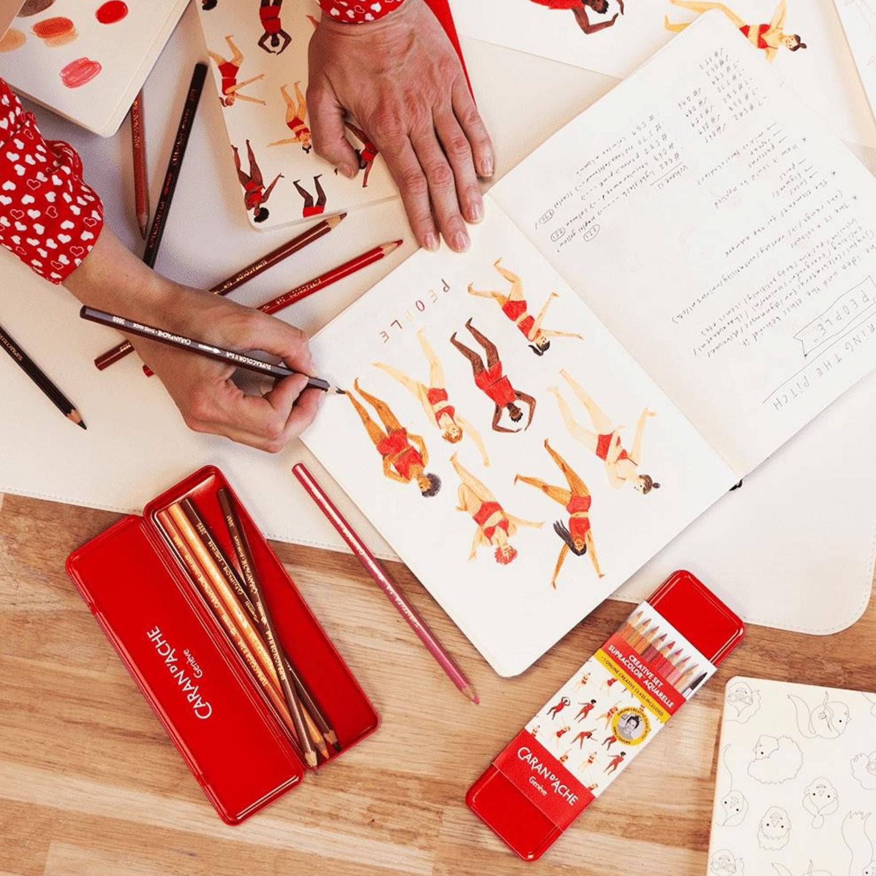 Caran d'Ache - Drawing Book - A5 - Nina Cosford