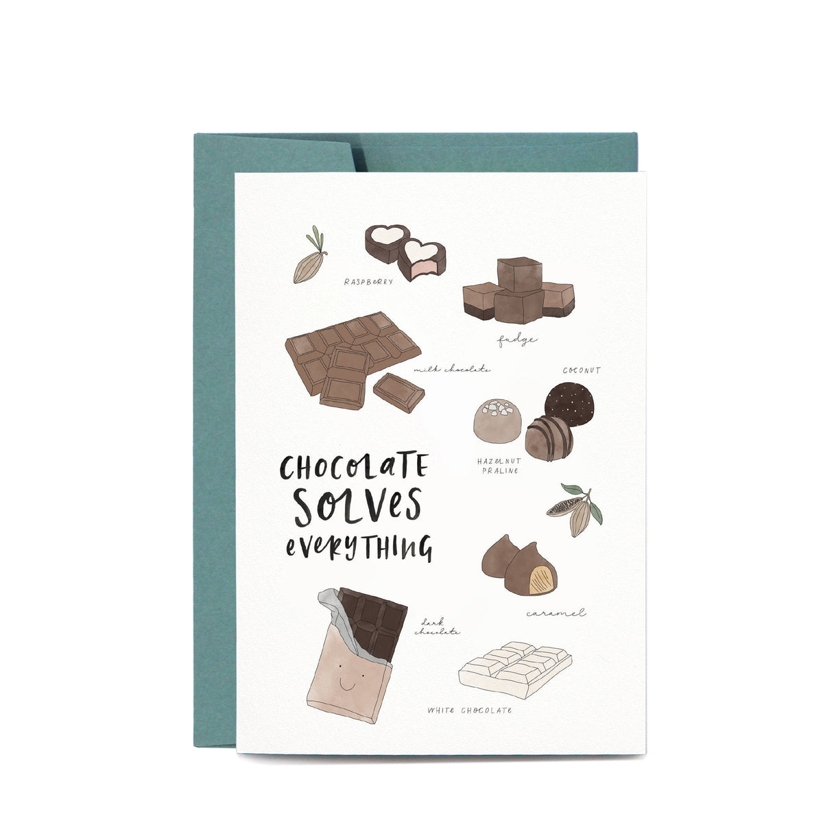 In the Daylight - Card - Chocolate Solves Everything