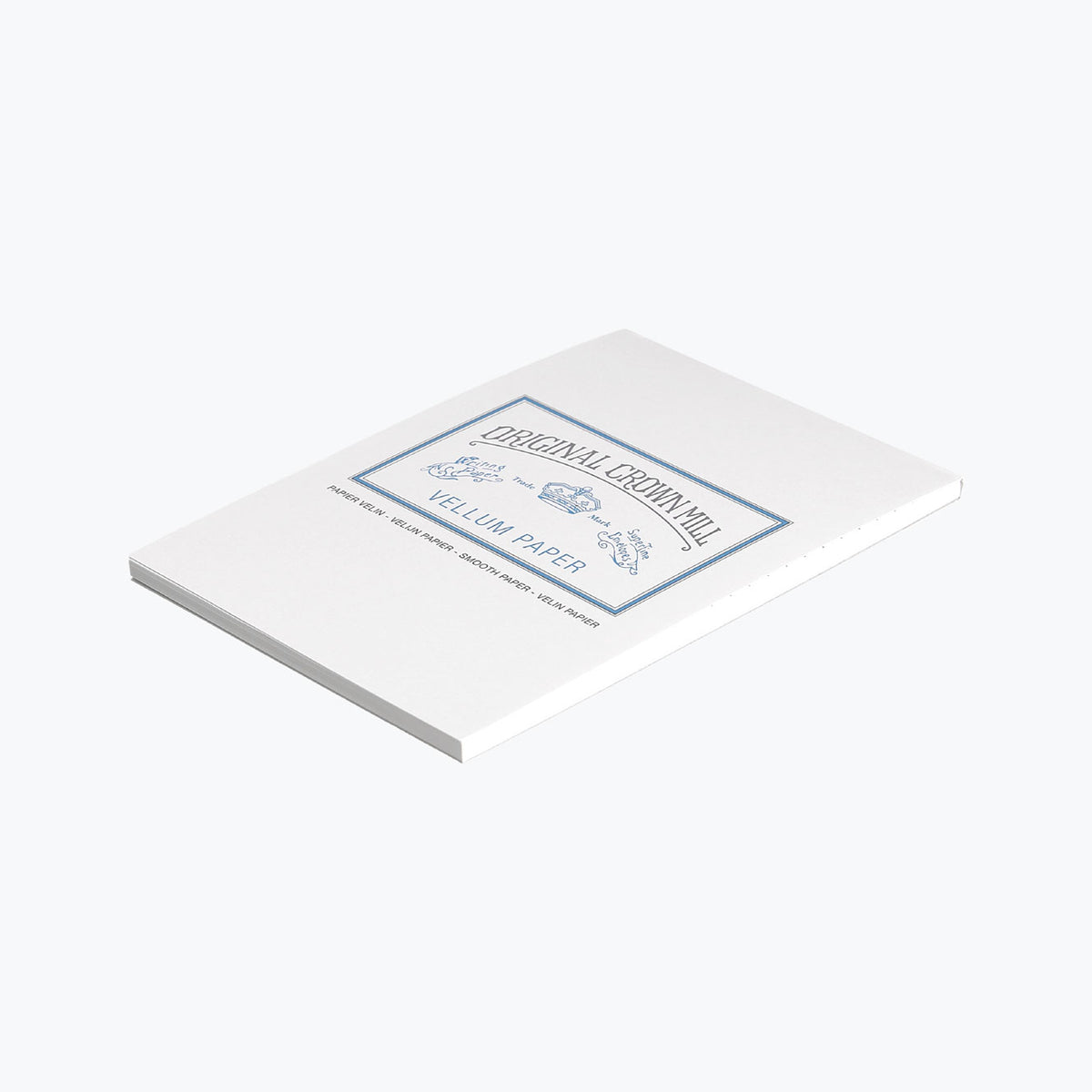 Crown Mill - Writing Pad - A5 - Vellum White