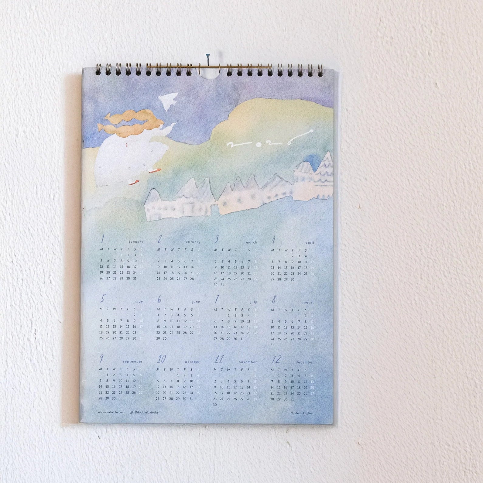 Dodolulu - 2026 Calendar - Monthly (A4)