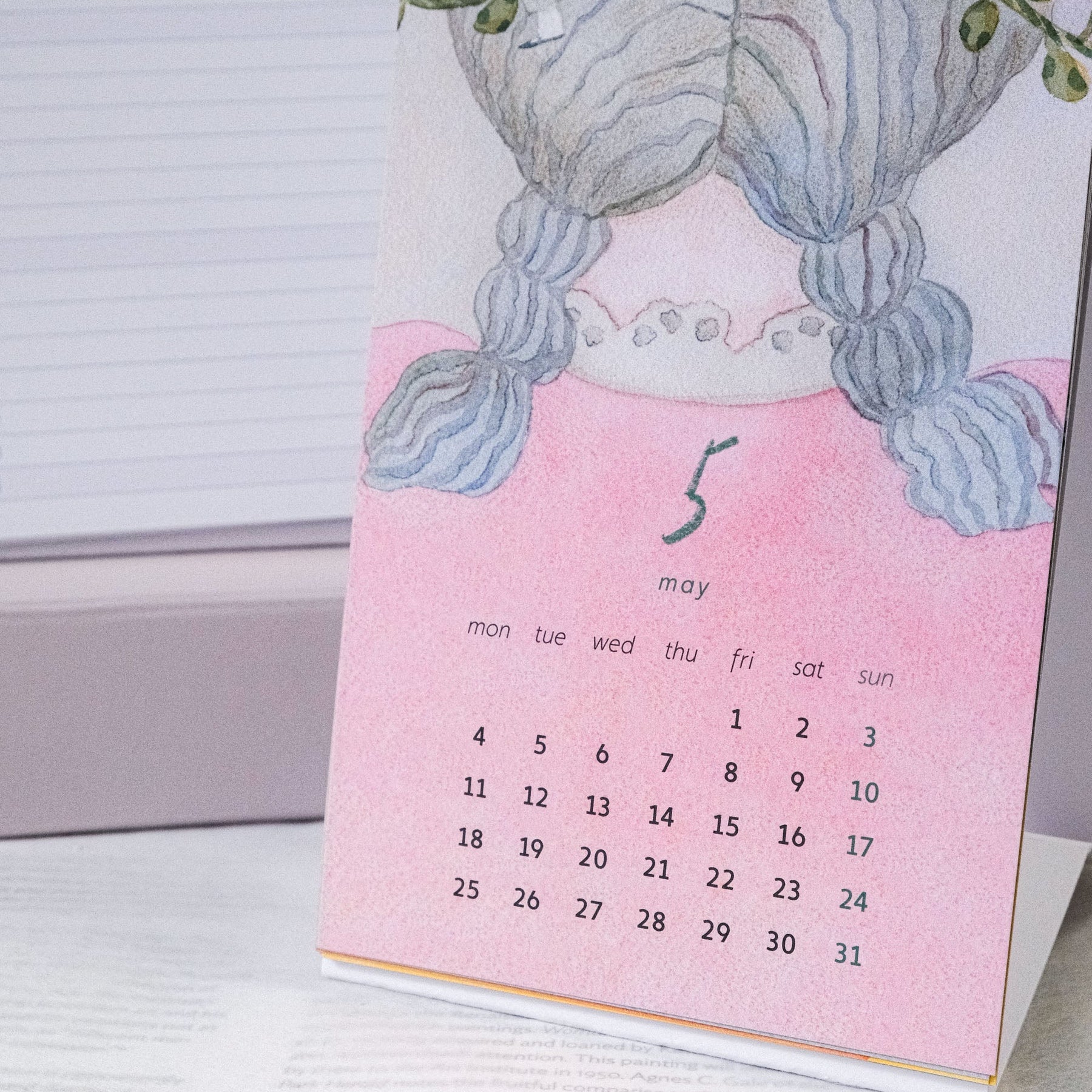Dodolulu - 2026 Calendar - Monthly Slim Desk (DL)