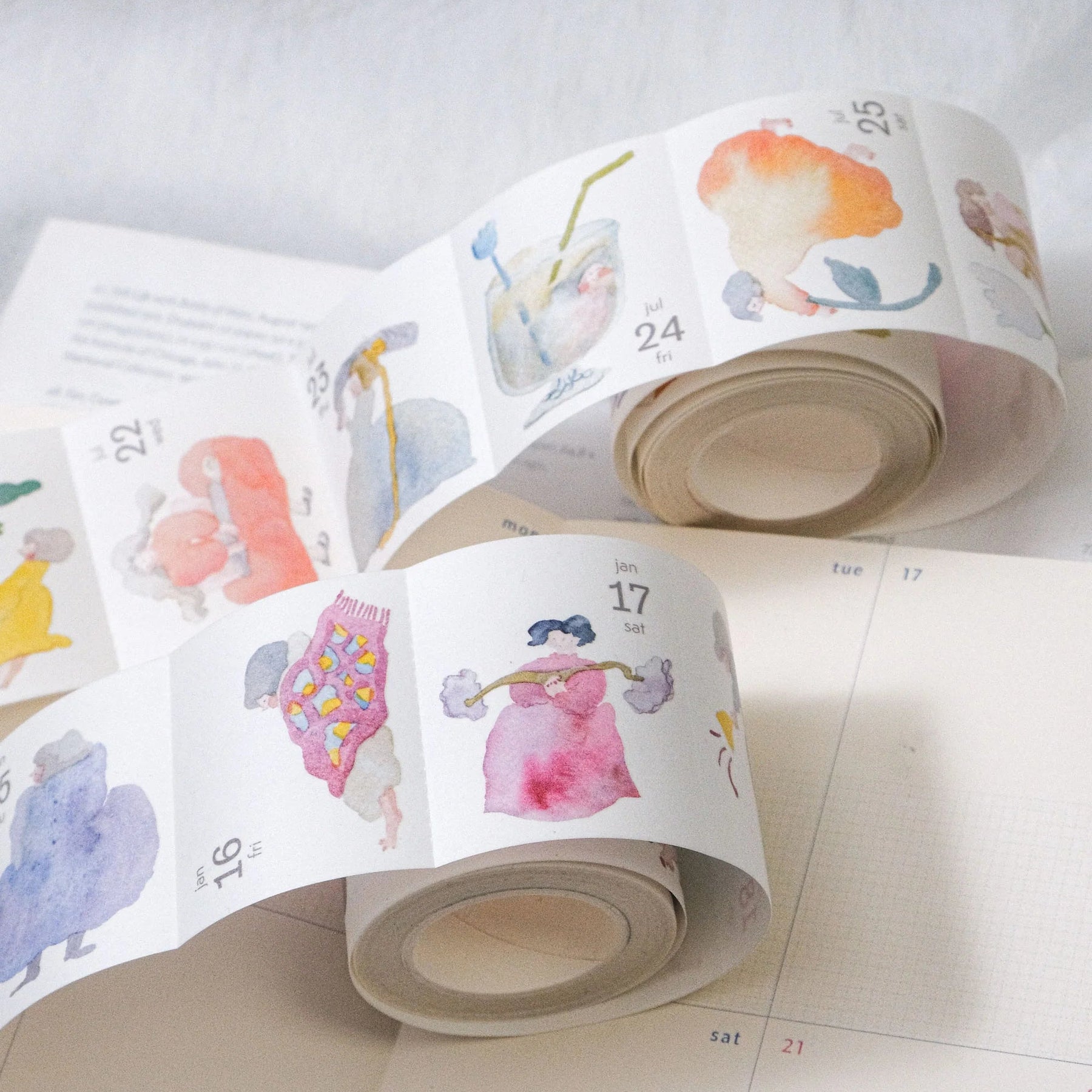 Dodolulu - 2026 Washi Tape Set - 365