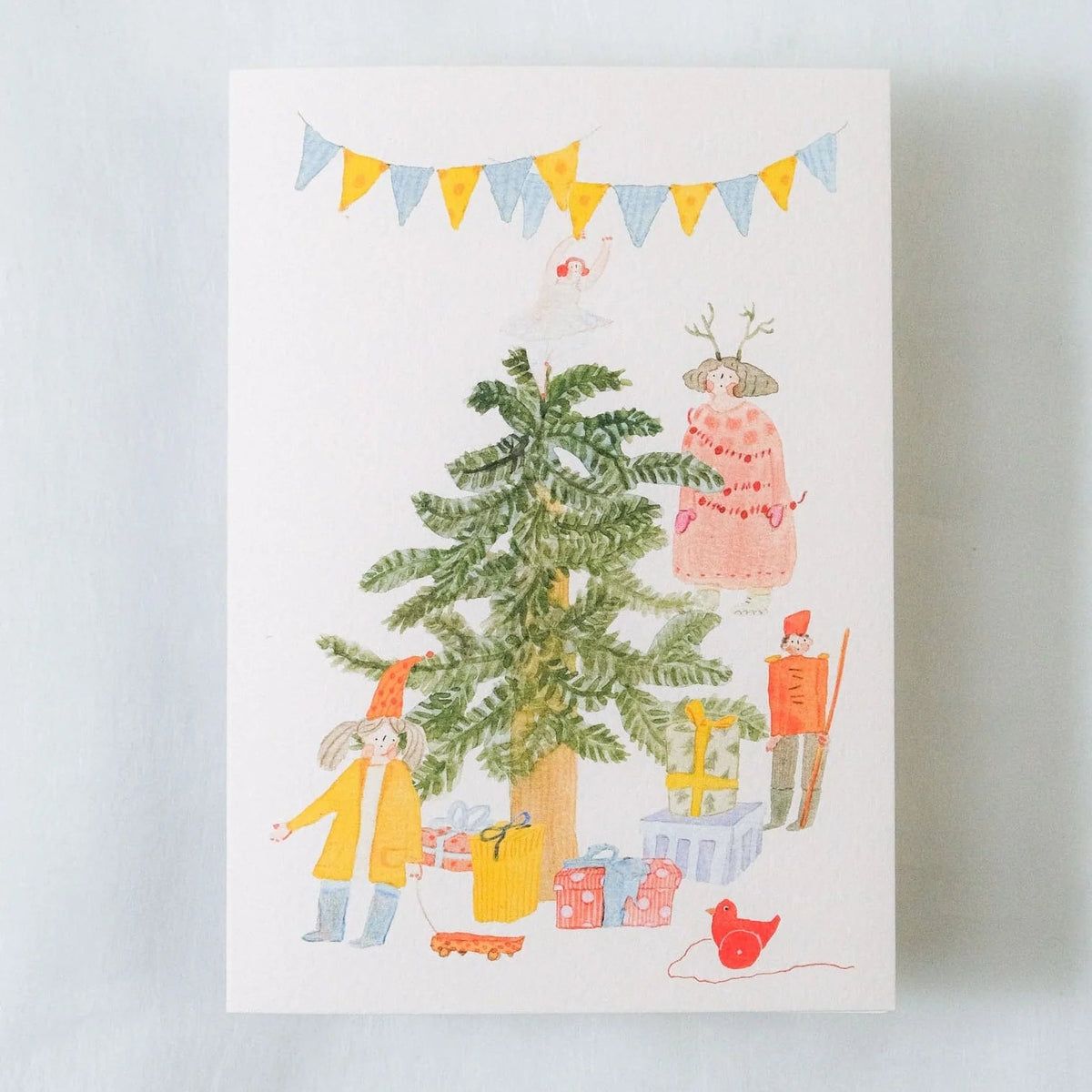 Dodolulu - Card - Decorating the Christmas Tree