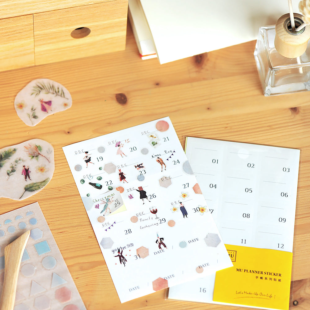 MU Lifestyle - Planner Sticker - Date - #02