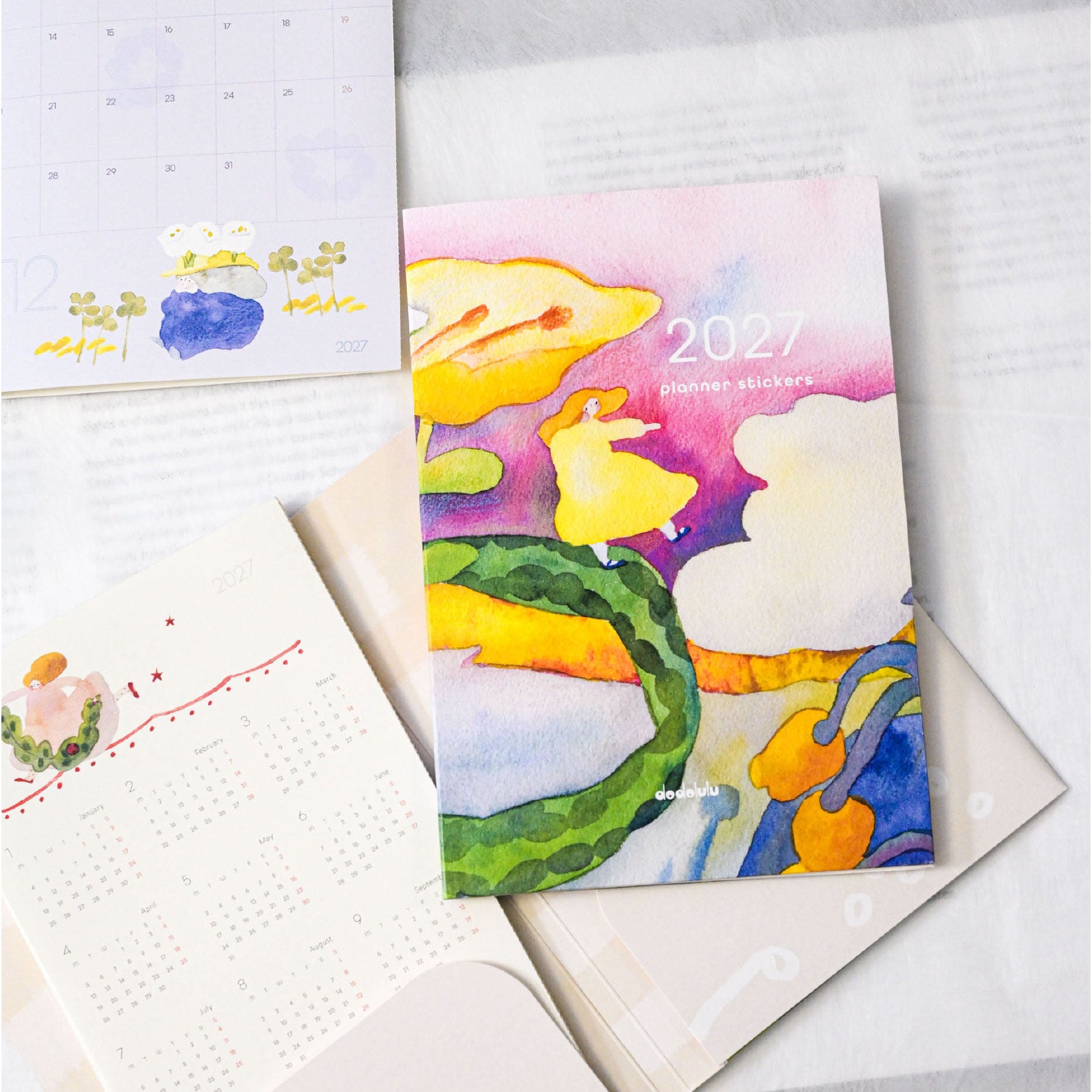 Dodolulu - 2027 Calendar - Planner Stickers - Monthly