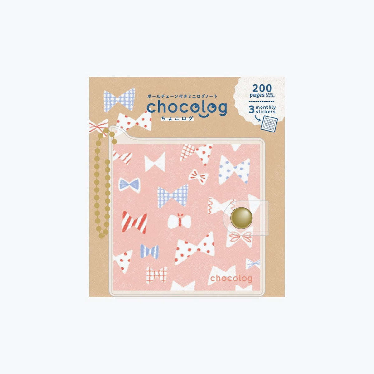 Furukawa Shiko - Notebook - ChocoLog Mini Logbook - Ribbon