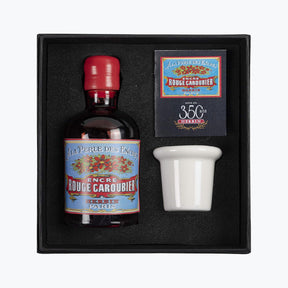 Herbin - Fountain Pen Ink Set - 350th Anniversary - Rouge Caroubier