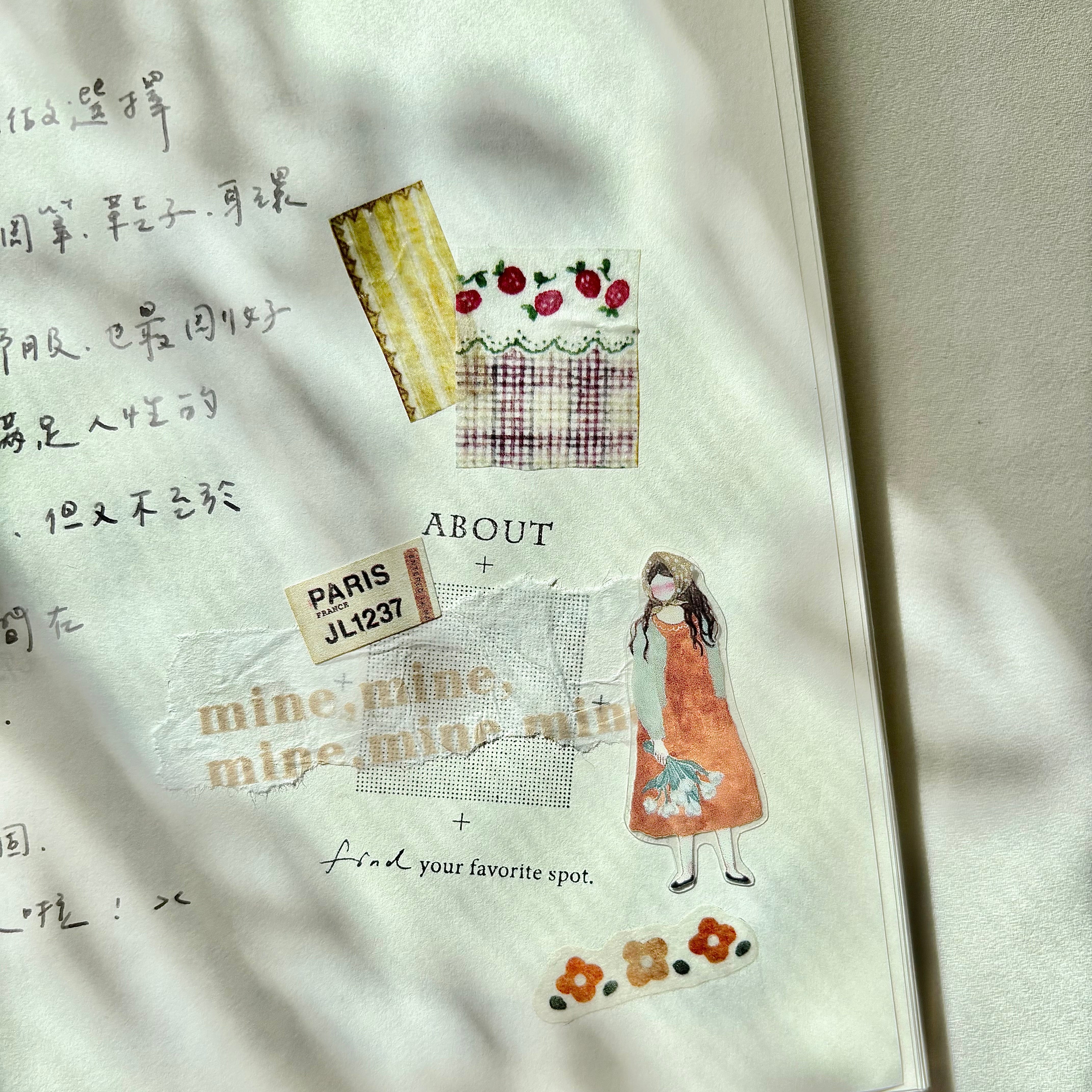 Pion - Washi Tape - Blooming (PET)