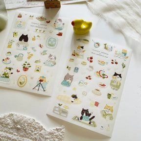 Niconeco Zakkaya - Planner Sticker - Neko's Daily Life (PET)