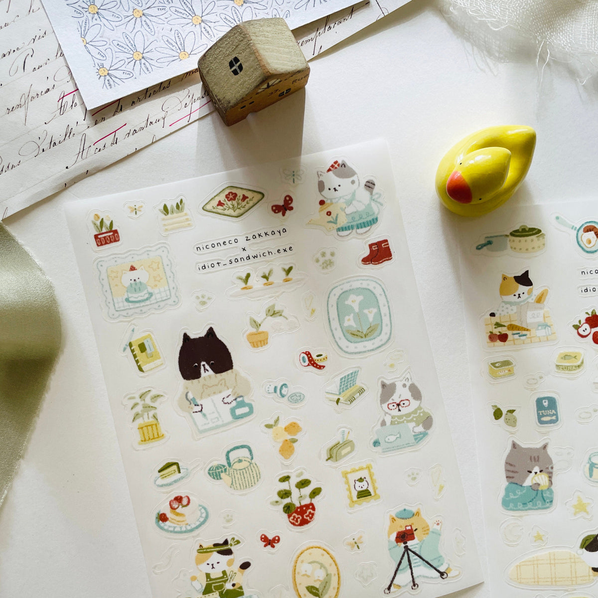 Niconeco Zakkaya - Planner Sticker - Neko's Daily Life (PET)