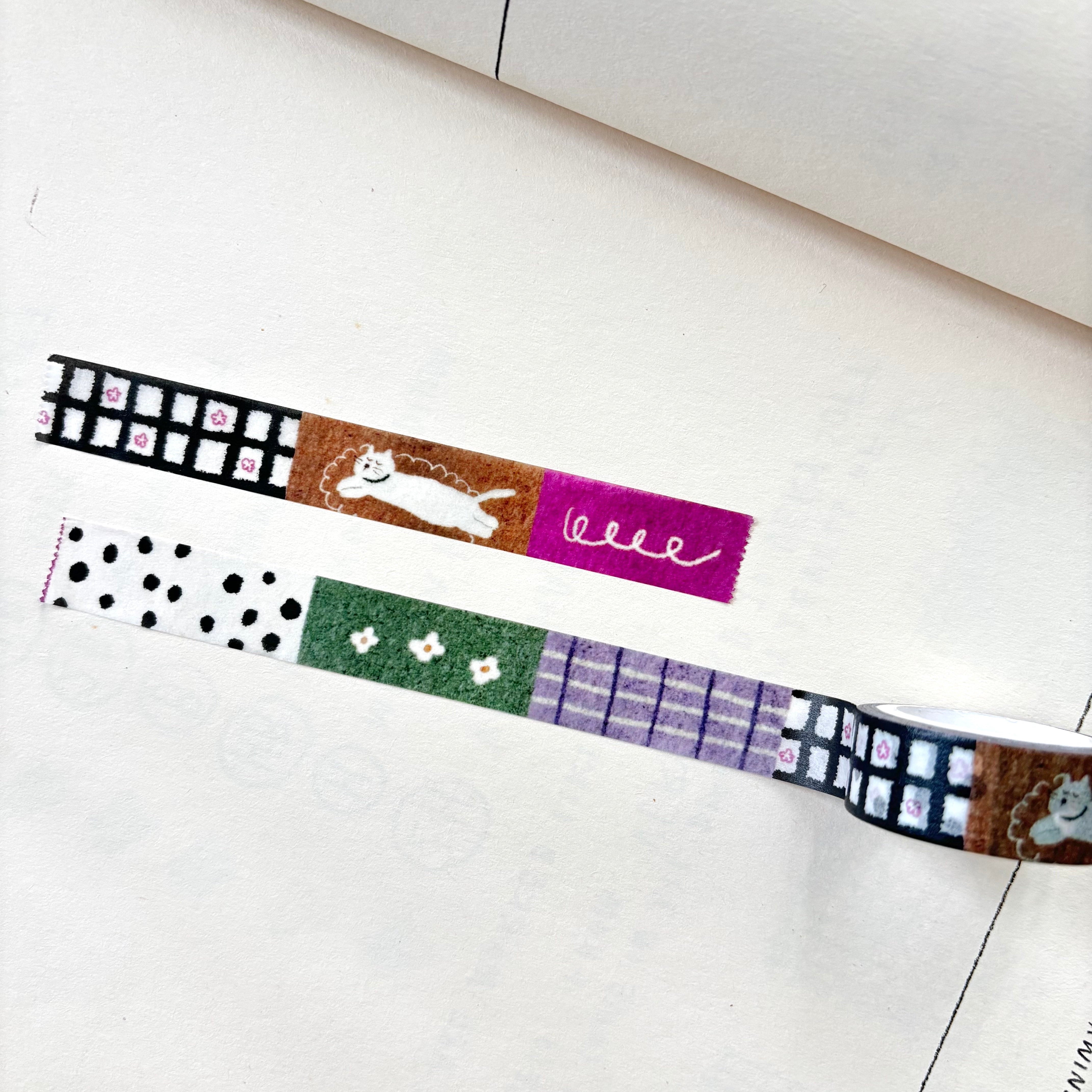 Pion - Washi Tape - Cat On The Rug