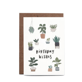 In the Daylight - Card - Birthday - Potted Plants