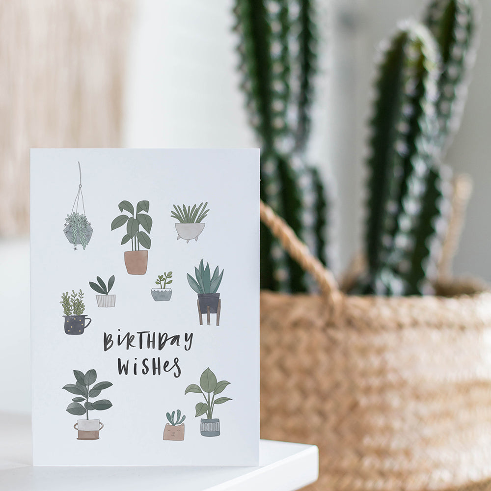 In the Daylight - Card - Birthday - Potted Plants