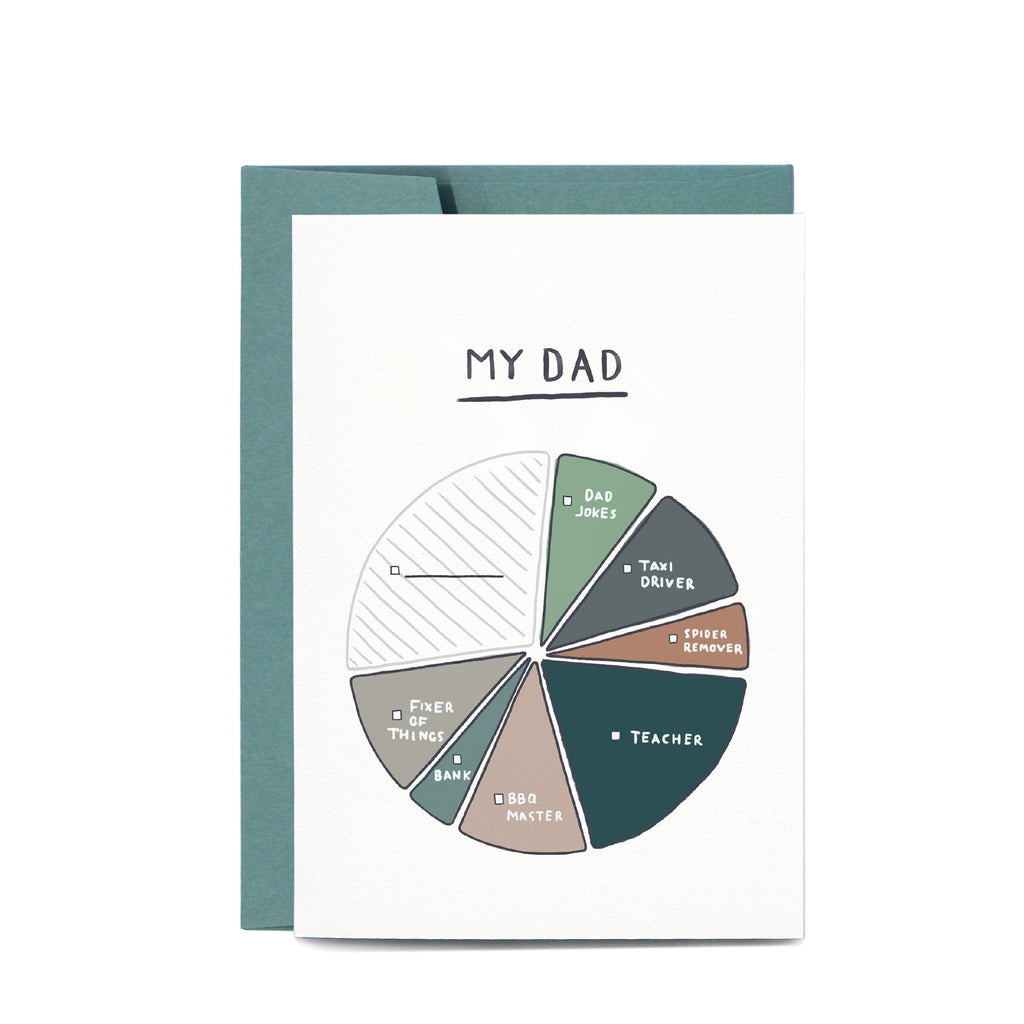 In the Daylight - Card - My Dad (A Pie Chart) <Outgoing>