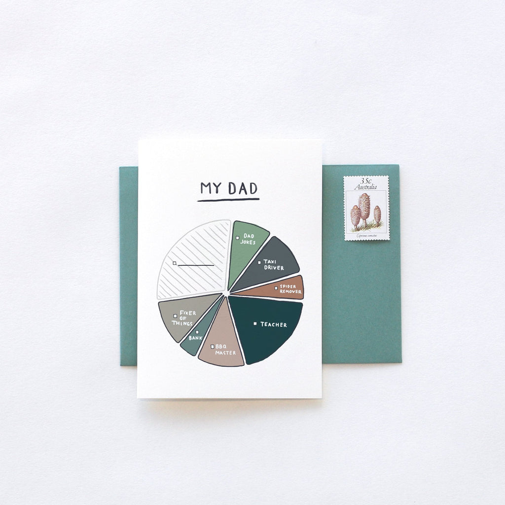In the Daylight - Card - My Dad (A Pie Chart)