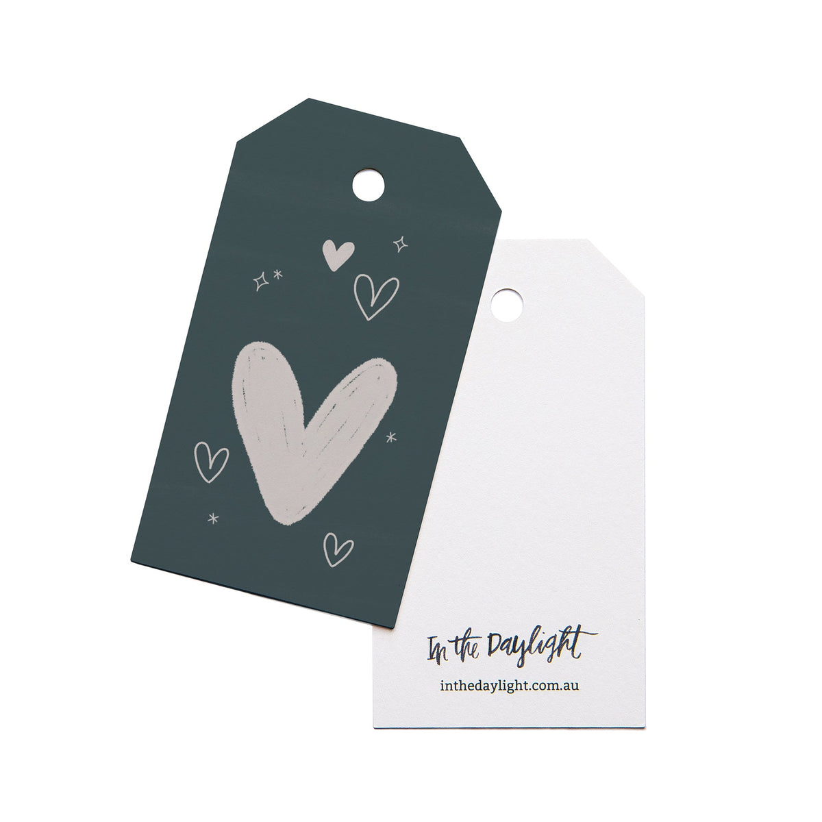 In the Daylight - Gift Tags - Pack of 5 - Love Hearts