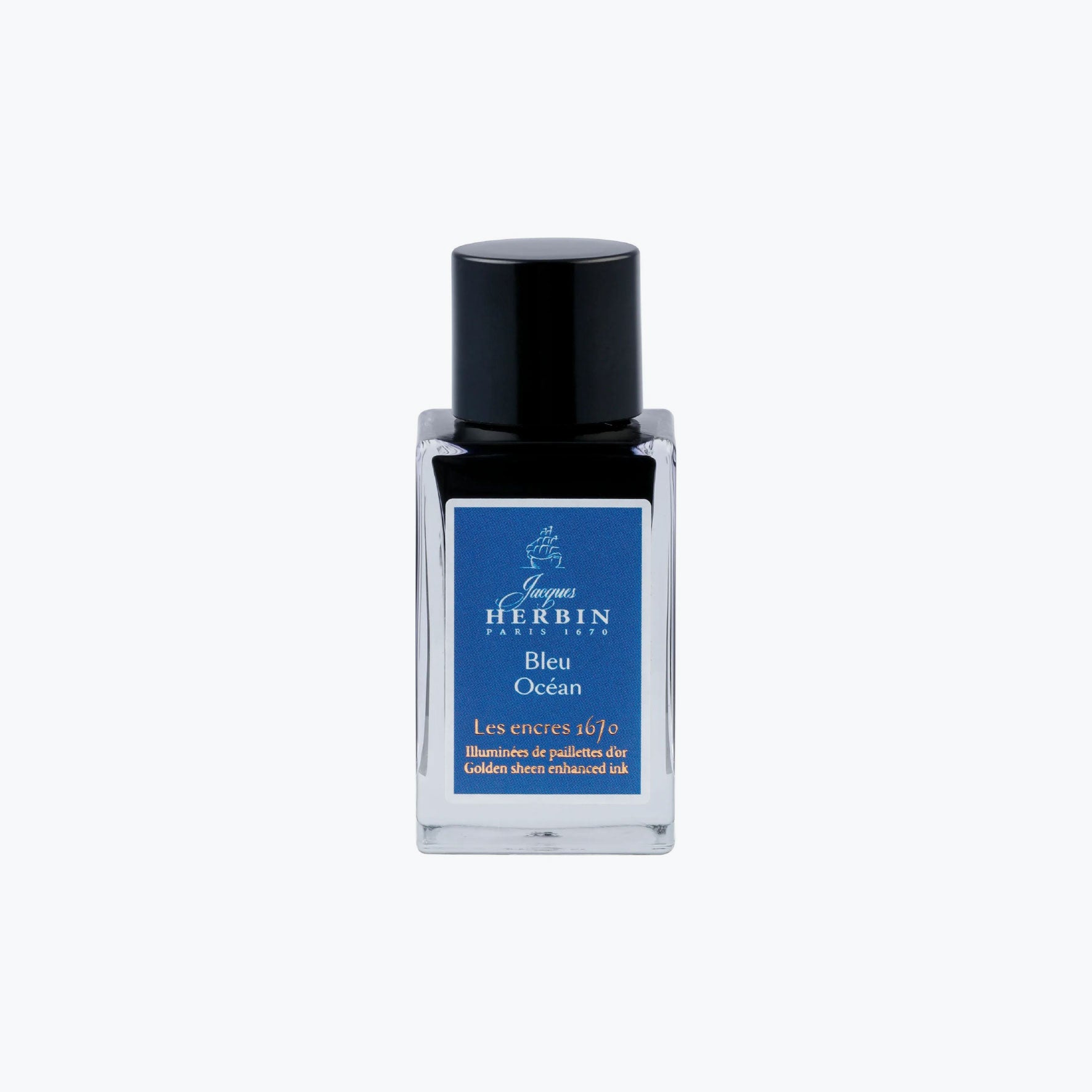 J. Herbin - Fountain Pen Ink - 1670 - 15ml - Bleu Océan