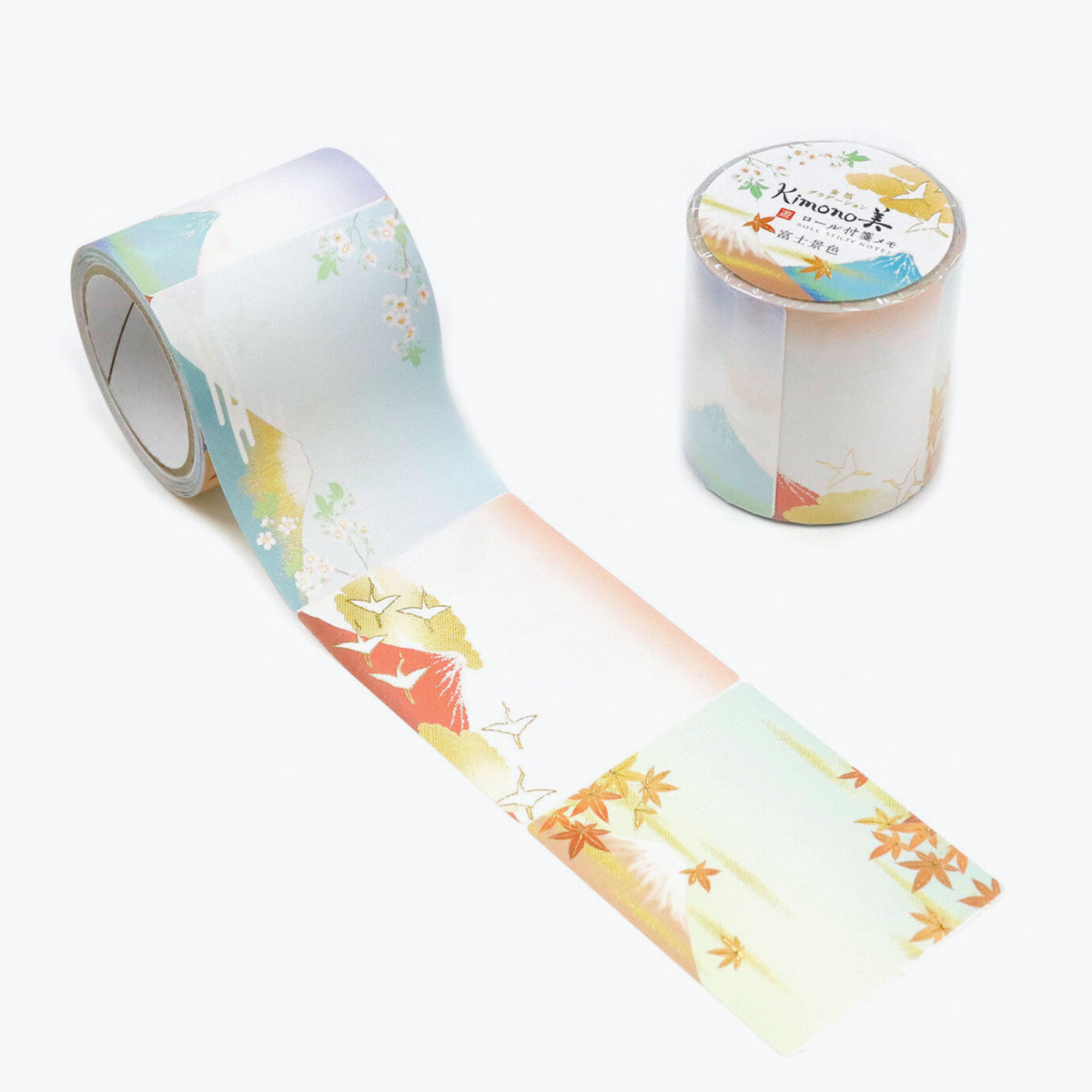 Kamiiso - Sticky Notes - Roll - Kimono - Fuji Scenery