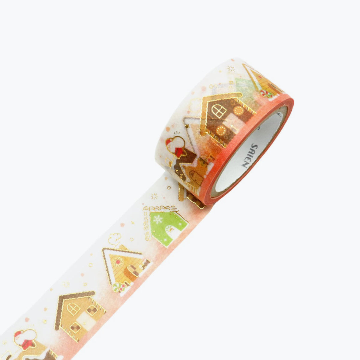 Kamiiso - Washi Tape - 2025 Christmas - Gingerbread House