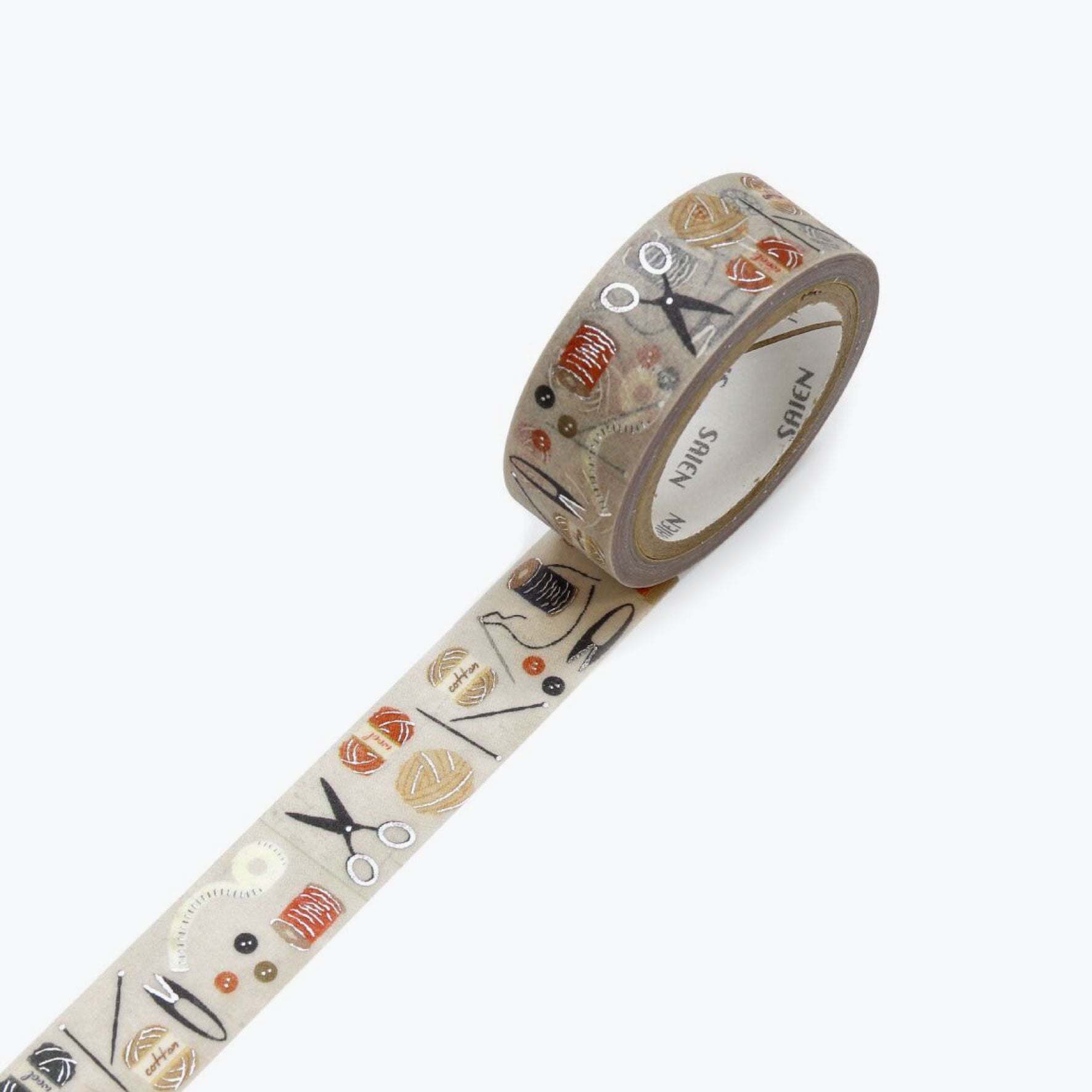 Kamiiso - Washi Tape - Classic - Sewing