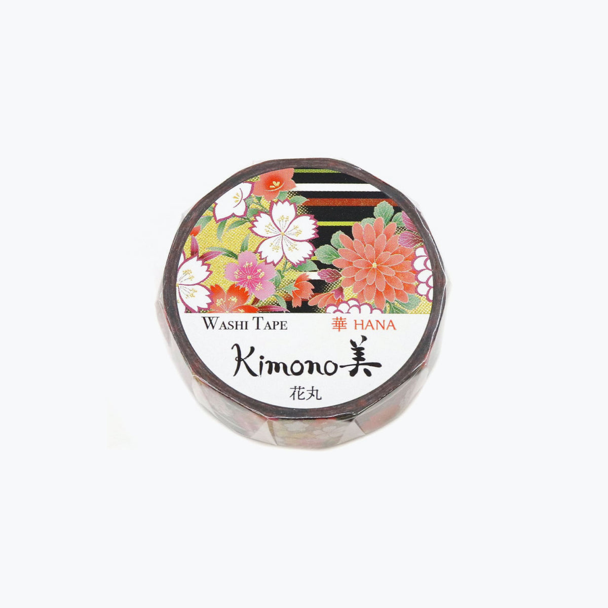 Kamiiso - Washi Tape - Kimono Beauty - Flower Circle