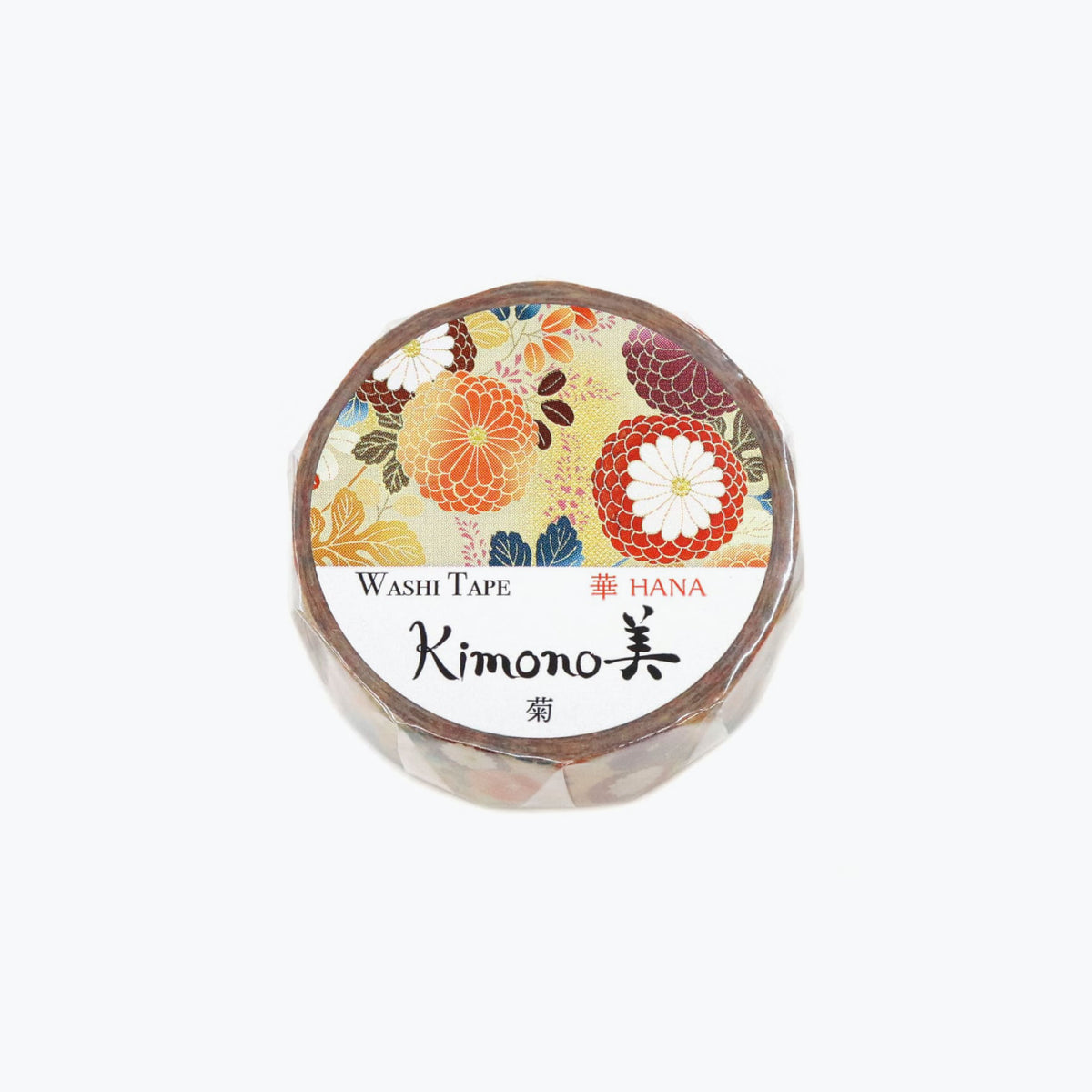 Kamiiso - Washi Tape - Kimono Beauty - Chrysanthemum
