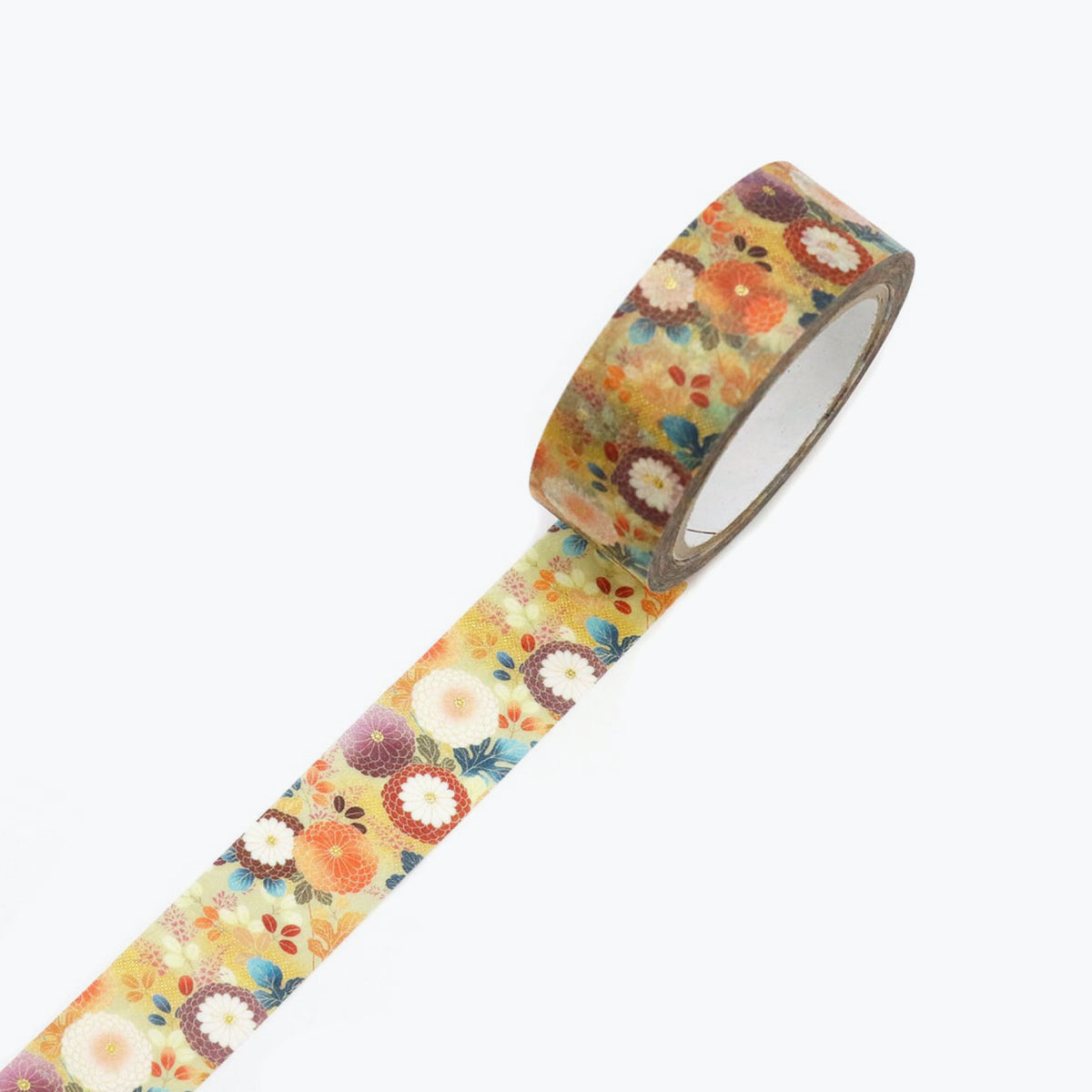 Kamiiso - Washi Tape - Kimono Beauty - Chrysanthemum