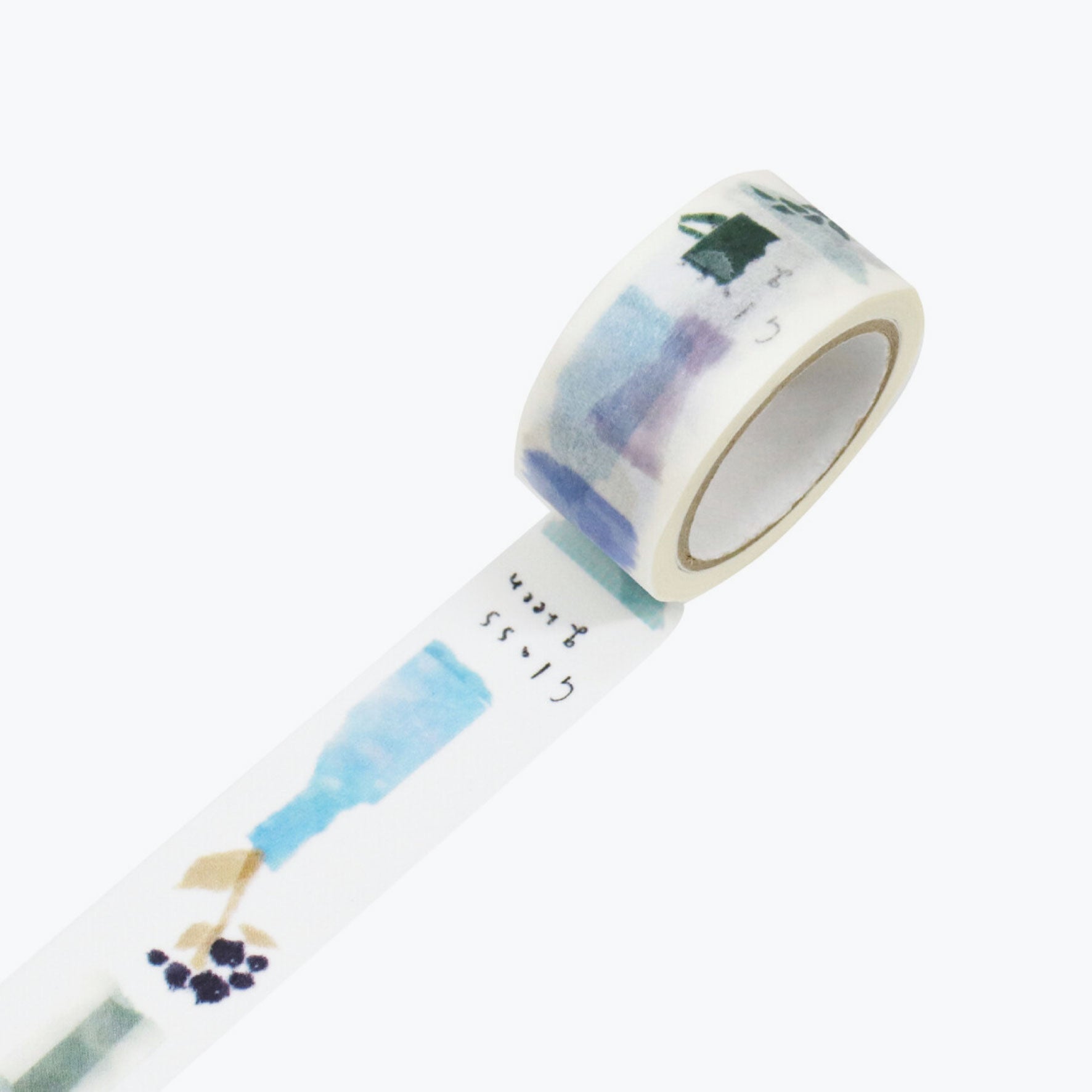 Kamiiso - Washi Tape - Miki Tamura - Glass Green