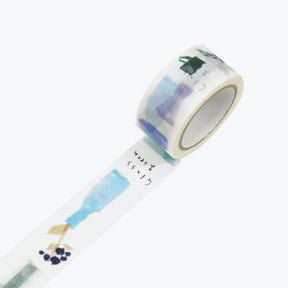 Kamiiso - Washi Tape - Miki Tamura - Glass Green