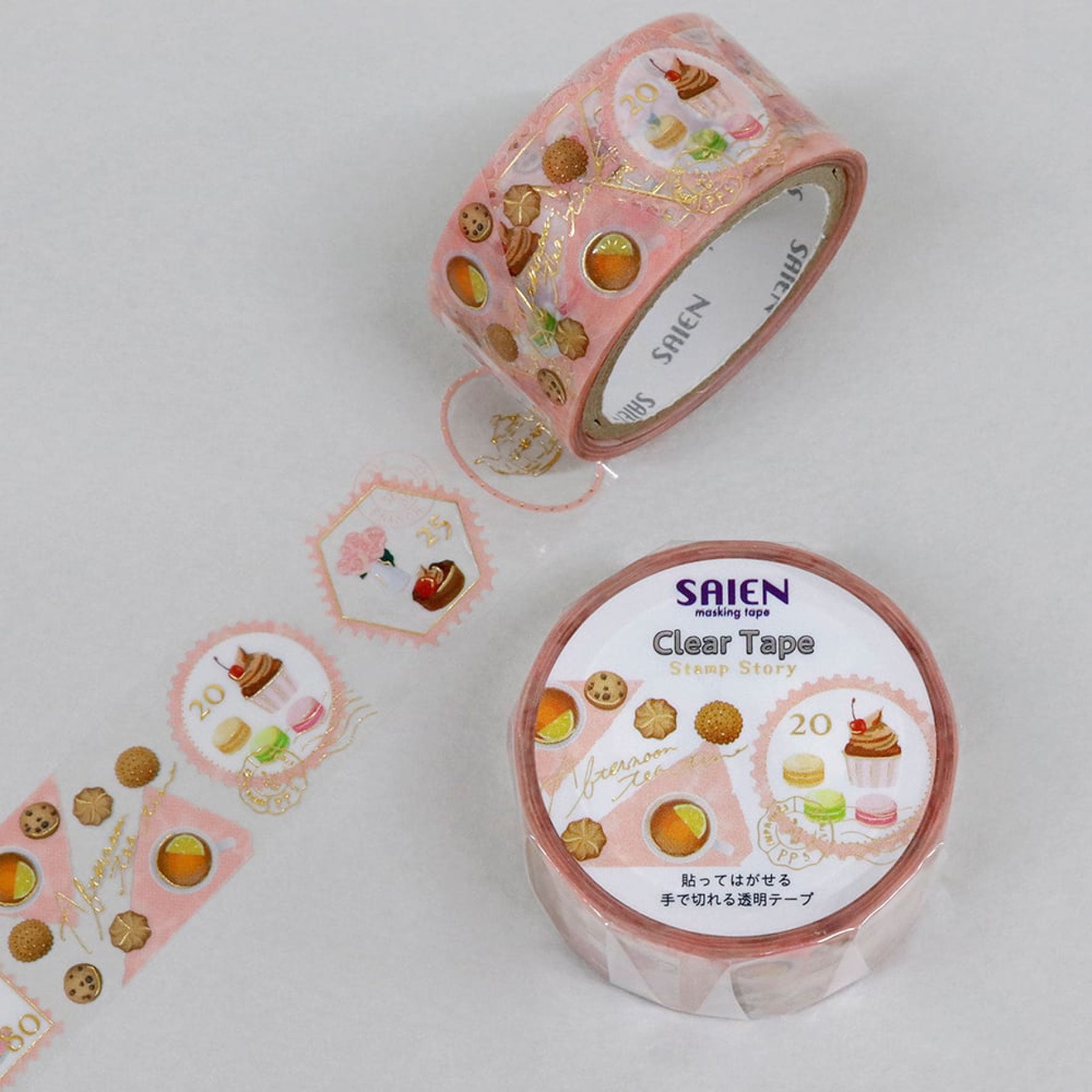 Kamiiso - Washi Tape - Stamp Story - Tea Party