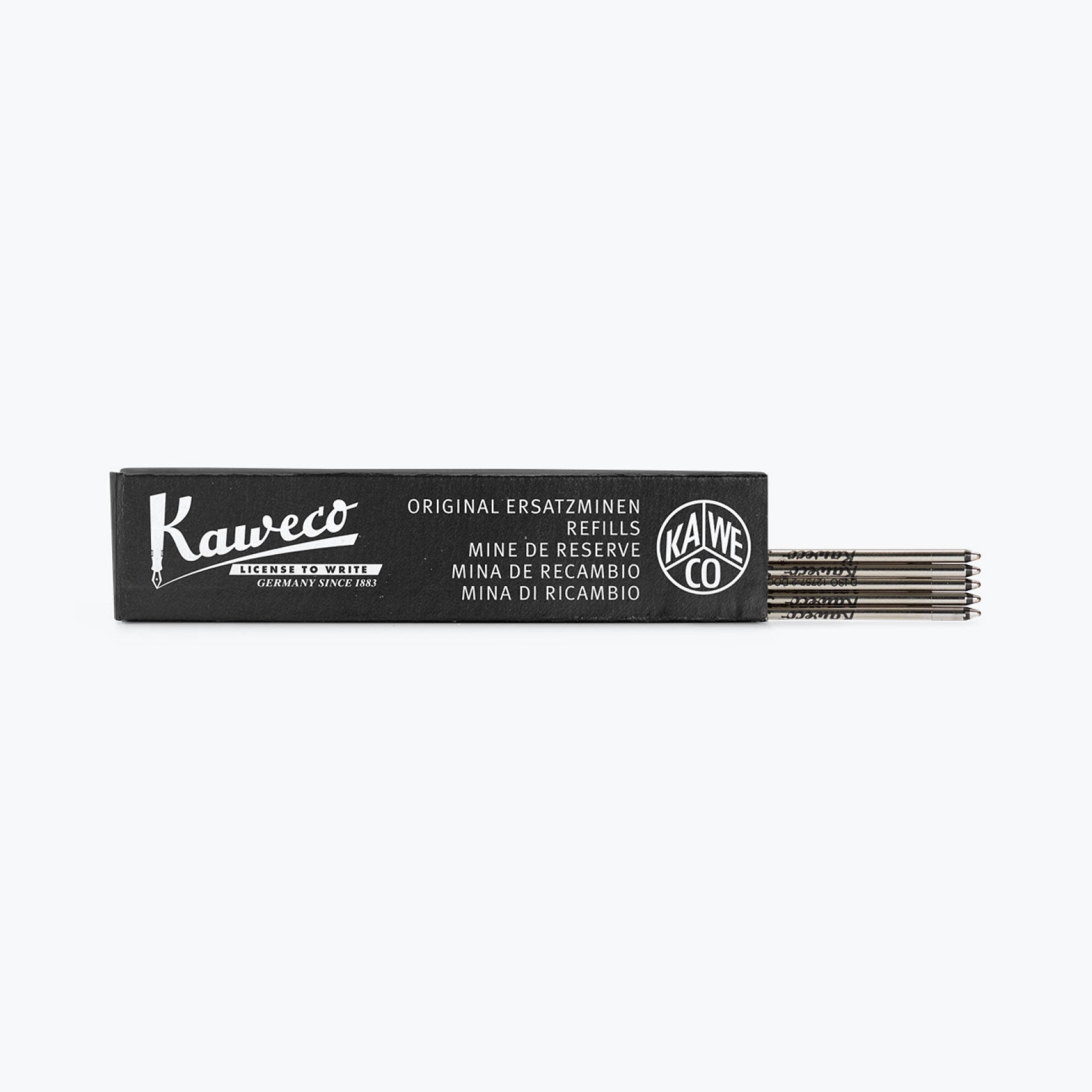 Kaweco - Ballpoint Refill D1 - Black 0.5 mm (Pack of 2)