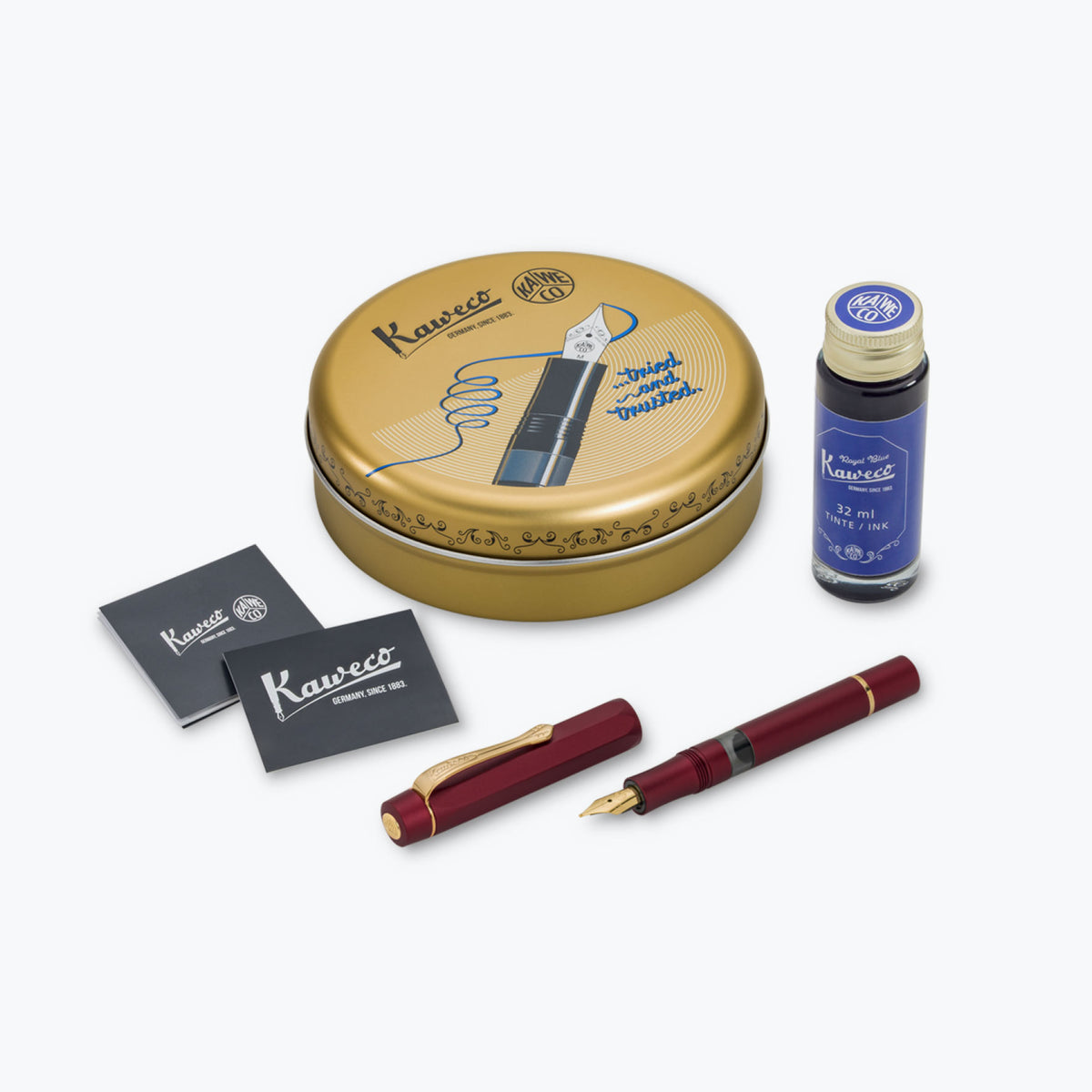 Kaweco - Fountain Pen - Piston Sport AL - Bordeaux