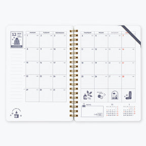 Kleid x Eric - 2026 Diary - B6 - Griege