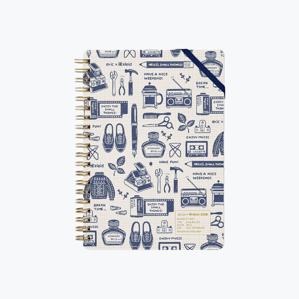 Kleid x Eric - 2026 Diary - B6 - White