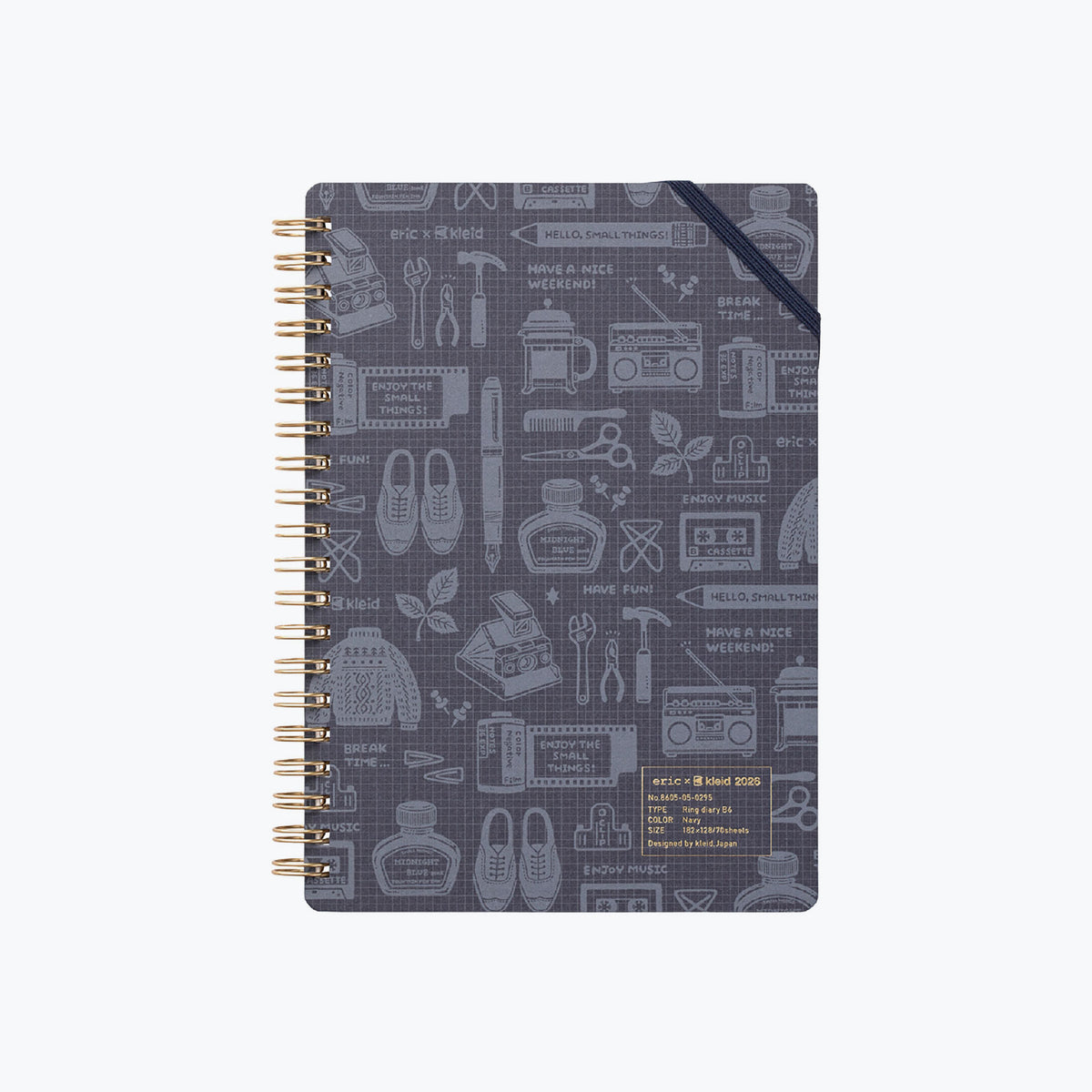 Kleid x Eric - 2026 Diary - B6 - Navy
