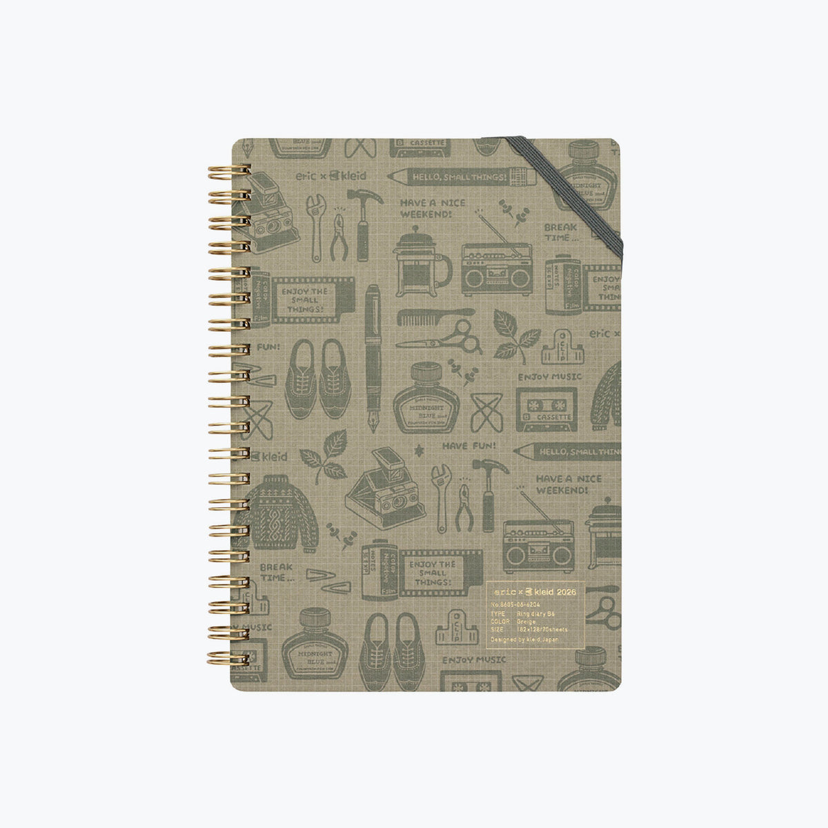Kleid x Eric - 2026 Diary - B6 - Griege