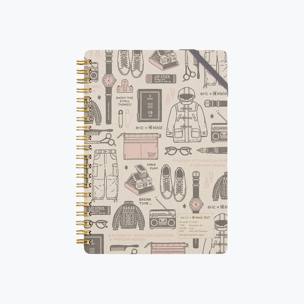 Kleid x Eric - 2027 Diary - B6 - Gray