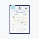 Kleid x Eric - 2026 Diary - Binder Refill - A5 - Cream