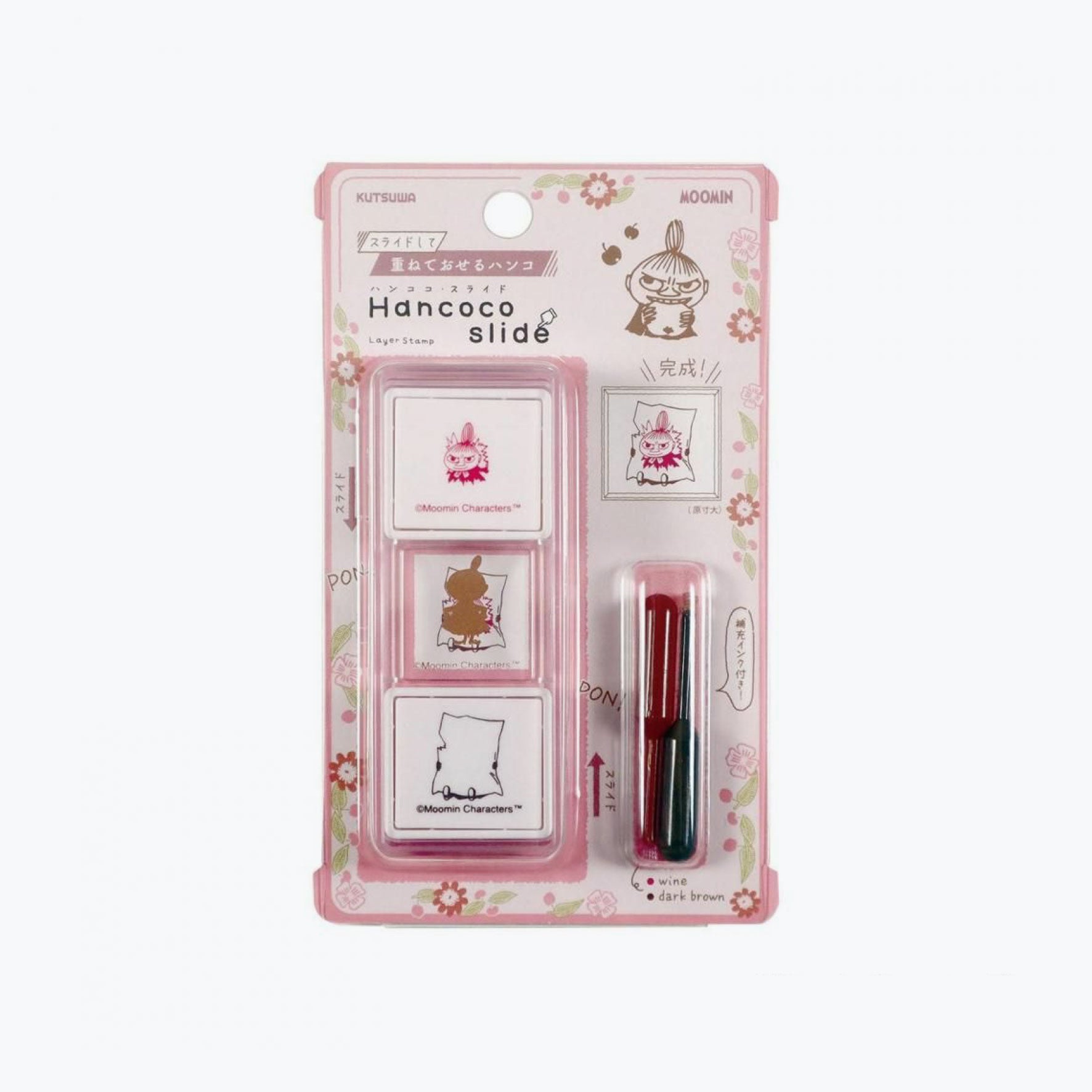 Kutsuwa - Stamp - Hancoco Slide - Moomin - Little My