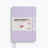 Leuchtturm1917 - 2026 Diary - Weekly Notebook - A5 - Lilac (Soft)