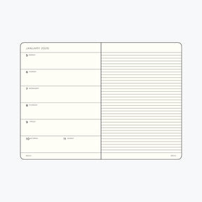 Leuchtturm1917 - 2026 Diary - Weekly Notebook - A5 - Ink (Soft)
