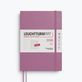 Leuchtturm1917 - 2026 Diary - Weekly Notebook - A5 - Dusty Rose (Soft)