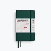Leuchtturm1917 - 2026 Diary - Weekly Notebook - A6 - Forest Green (Hard)