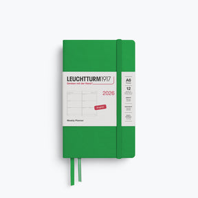 Leuchtturm1917 - 2026 Diary - Weekly Planner - A6 - Spring Leaf (Hard)