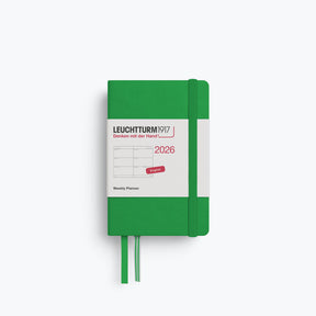 Leuchtturm1917 - 2026 Diary - Weekly Planner - A7 - Spring Leaf
