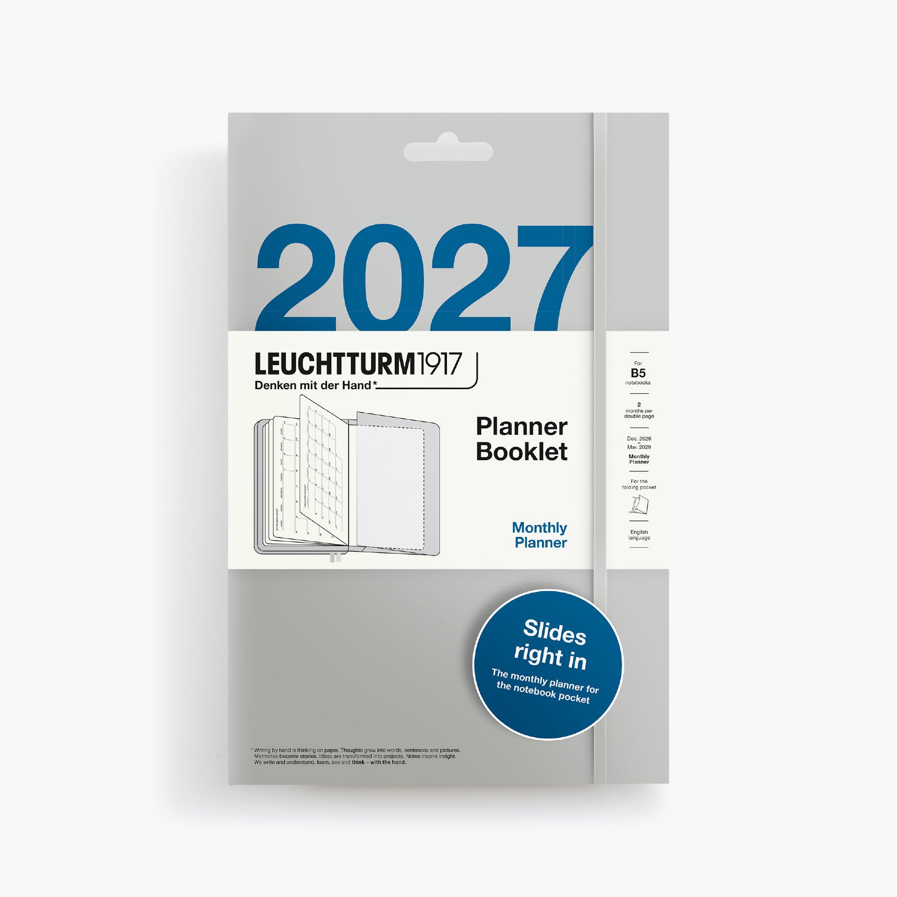 Leuchtturm1917 - 2027 Diary - Planner Booklet - Monthly - B5