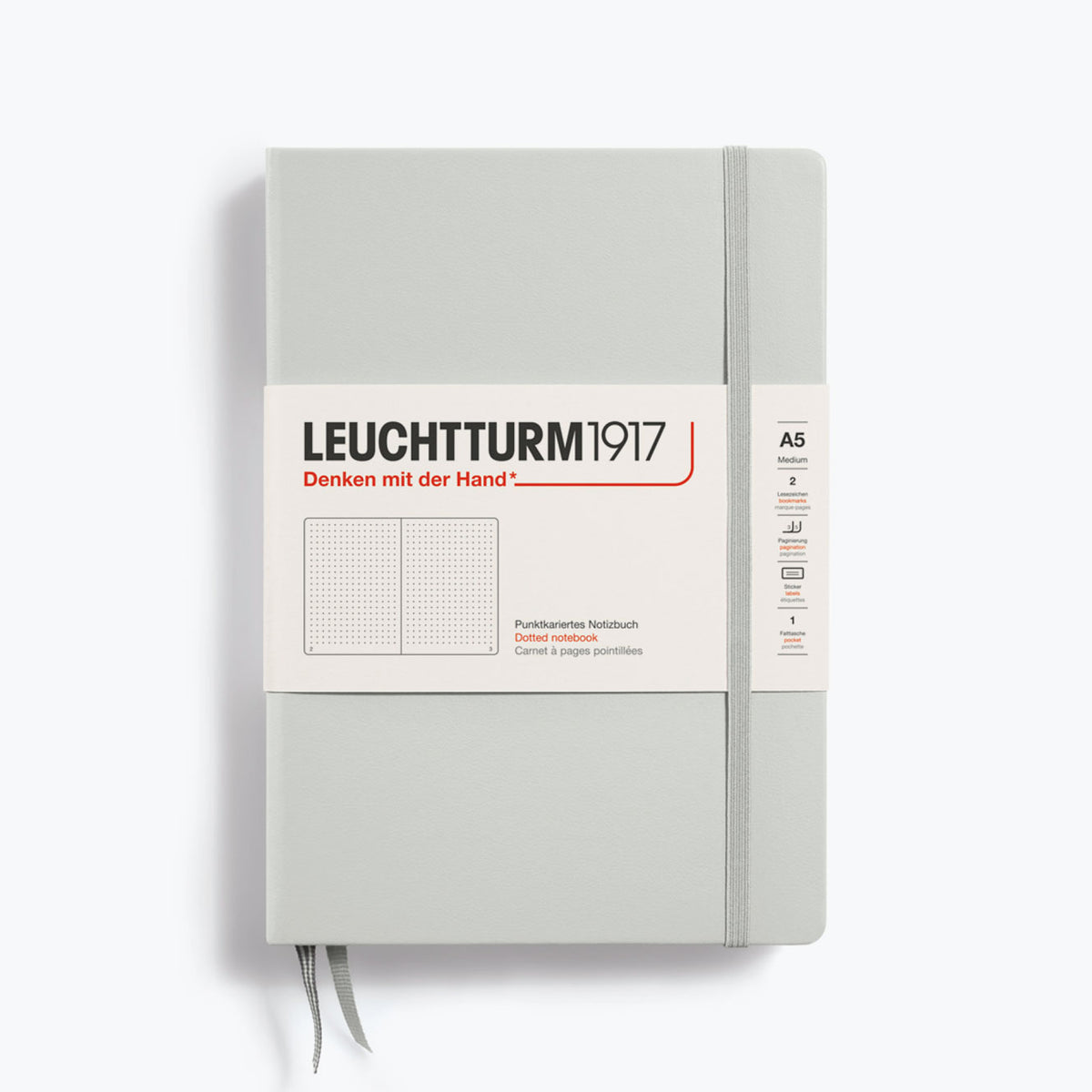 Leuchtturm1917 - Notebook - A5 - Light Grey