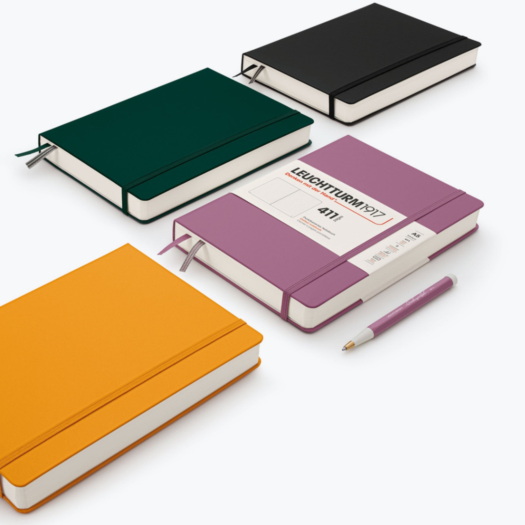 Leuchtturm1917 - Notebook - A5 - 411 Pages - Forest Green