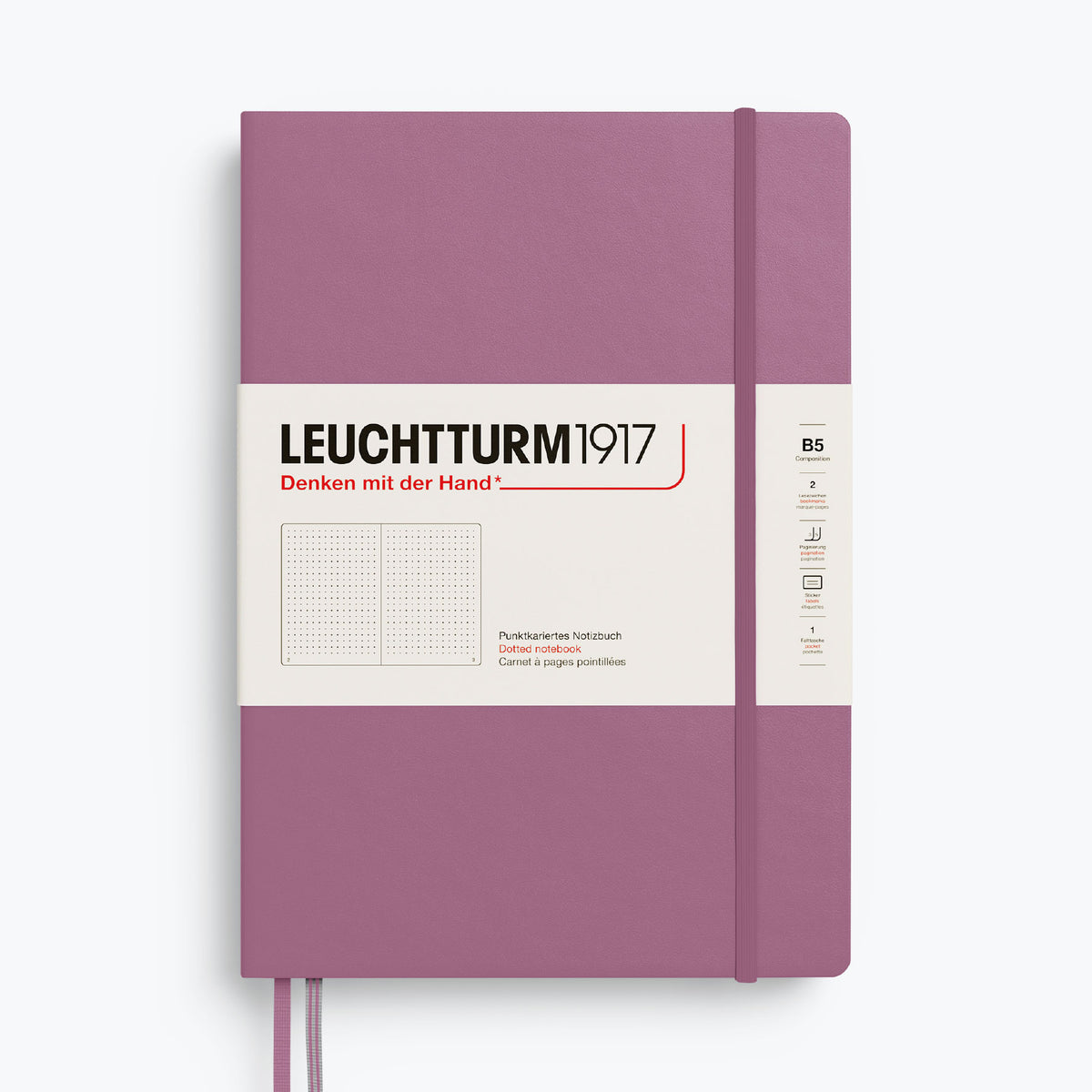 Leuchtturm1917 - Notebook - Hardcover - B5 - Dusty Rose